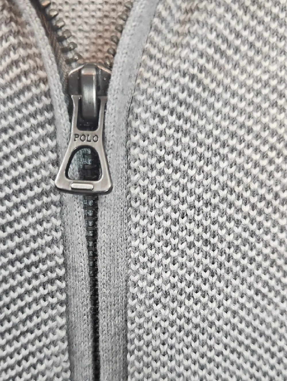 Polo Ralph Lauren Pima Cotton Full Zip Sweater Vest Men's L Golf Preppy Luxury